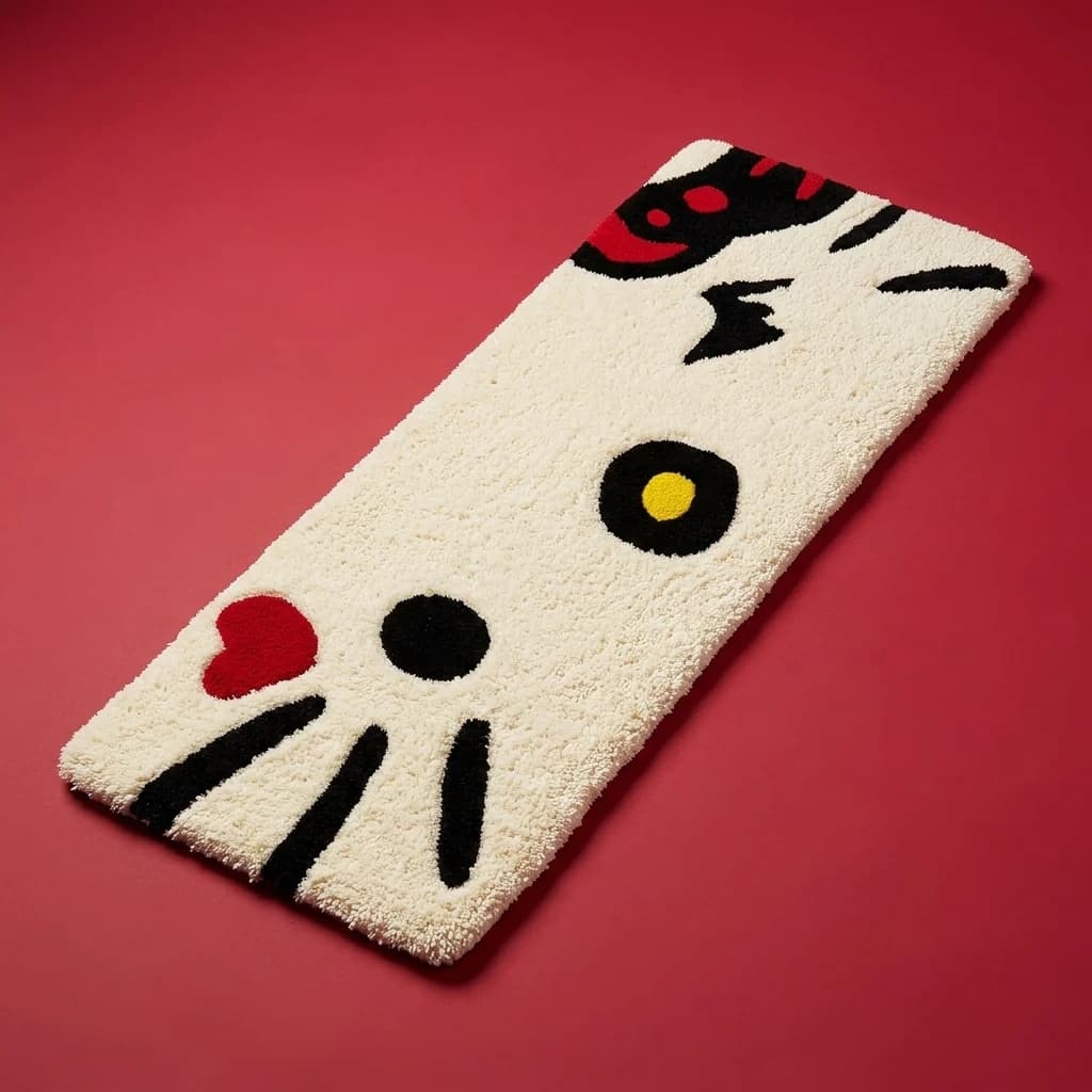 Kitty Keyboard Rug