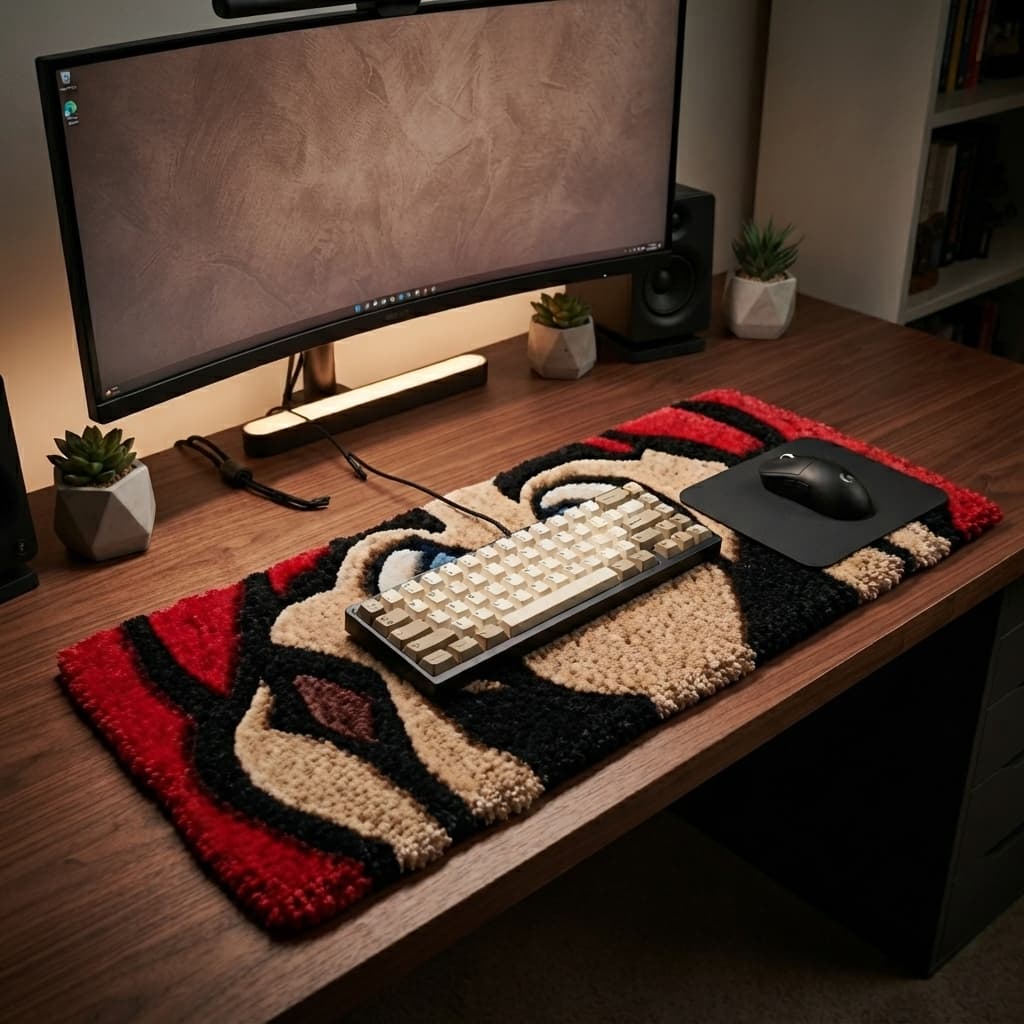 Mario Keyboard Rug