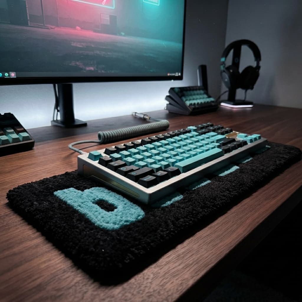Busted Keyboard Rug